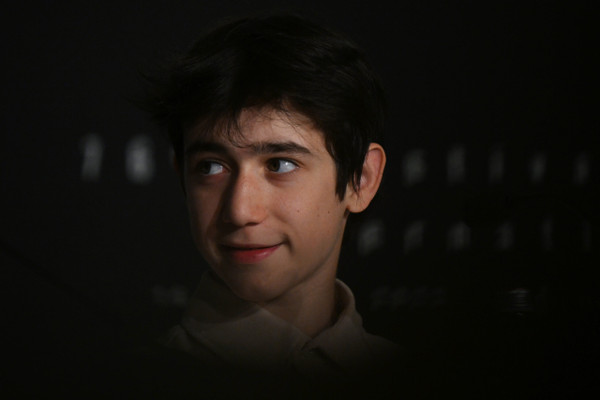 Milo Machado Graner - conférence de presse Anatomie d'une chute 2023 © Julie SEBADELHA / AFP