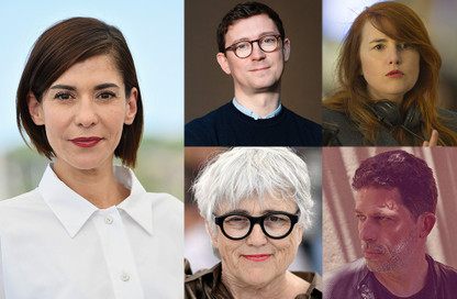 Lubna Azabal © Dominique Charriau, Paolo Moretti © Angèle Marignac-Serra ECAL, Marie-Castille Mention-Schaar @ Guy Ferrandis, Claudine Nougaret © Raymond Depardon, Vladimir Perišić © Philippe Lebruman
