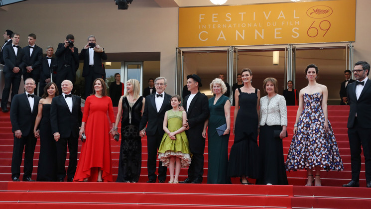 Équipe du film - The BFG (Le Bon Gros Géant) © Valéry Hache / AFP
