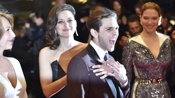 Nathalie Baye, Marion Cotillard, Xavier Dolan et Lea Seydoux - Juste la fin du monde © Loïc Venance / AFP