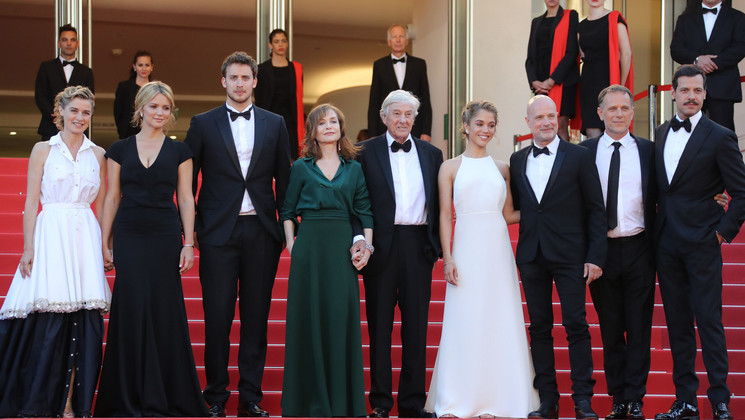 Équipe du film - Elle © Valéry Hache / AFP