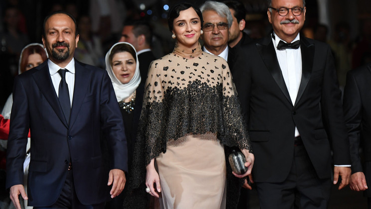 Team of the film - Forushande (The Salesman) © Anne-Christine Poujoulat / AFP