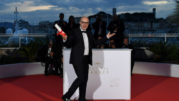 Juanjo Gimenez, Palme d'or du court métrage - Timecode © Anne-Christine Poujoulat / AFP