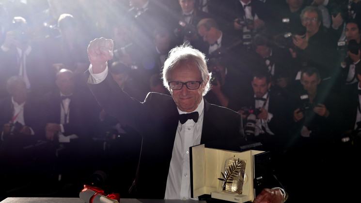 Ken Loach, Palme d'or - I, Daniel Blake (Moi, Daniel Blake) © Loïc Venance / AFP