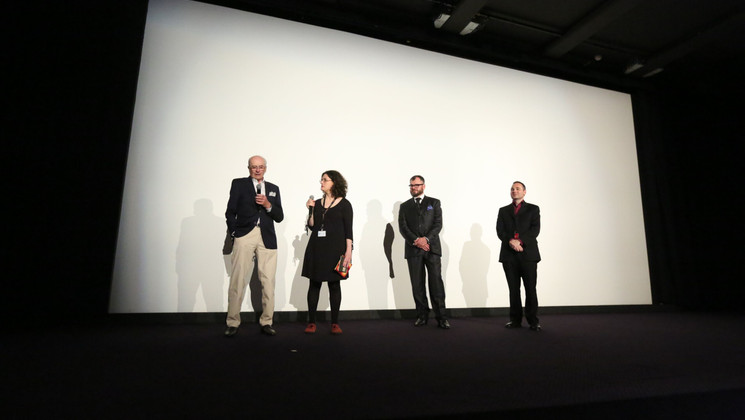Jiri Hlupy, Jeanne Pommeau, Michal Bregant et Gérald Duchaussoy - Ikarie XB1 © Léo Laumont / FDC