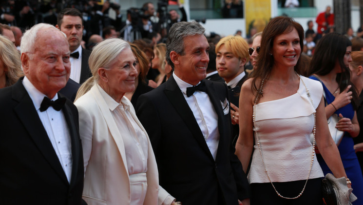 James Ivory, Vanessa Redgrave, Charles S.Cohen et Clo Cohen - Howards End © Mathilde Petit / FDC
