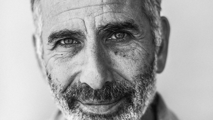A portrait of Shai Avivi, a very friendly and charismatic Israeli actor with whom I talked about the ancient history of Hebrew. © François Berthier / Getty Images