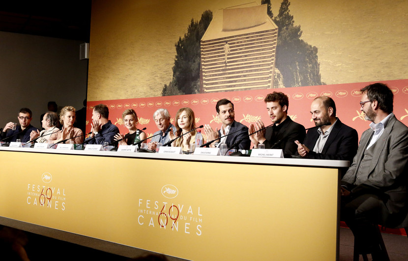 Team of the film - Elle © Léo Laumont / FDC