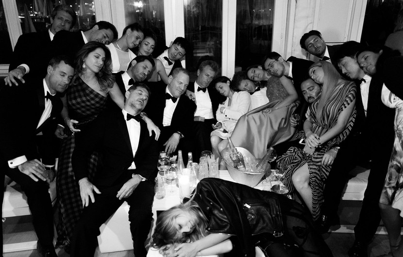 Petite sieste à la fête @handsofstonemov à #Nikkibeach @festivaldecannes © Greg Williams