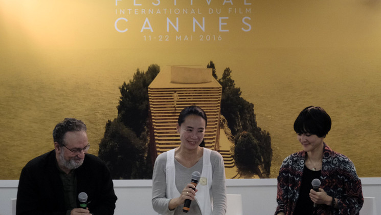 Naomi Kawase, Présidente du Jury Cinéfondation et Courts Métrages - Conversation avec Naomi Kawase © Cyril Duchêne / FDC