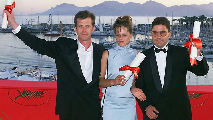 Bruno Dumont, Séverine Caneele, Emmanuel Schotté, Grand Prix, Grand Prix, Award for Best Actress Ex-aequo, Award for Best Actor - L'Humanité © Michel Gangne / AFP
