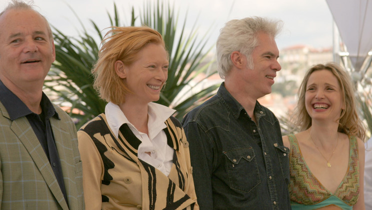 Bill Murray, Tilda Swinton, Jim Jarmusch et Julie Delpy - Broken Flowers © FDC