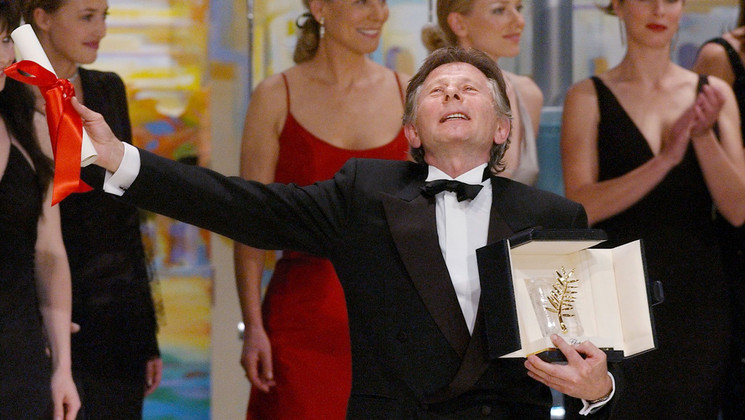 Roman Polanski, Palme d'or - The Piannist © Olivier Laban-Mattei / AFP