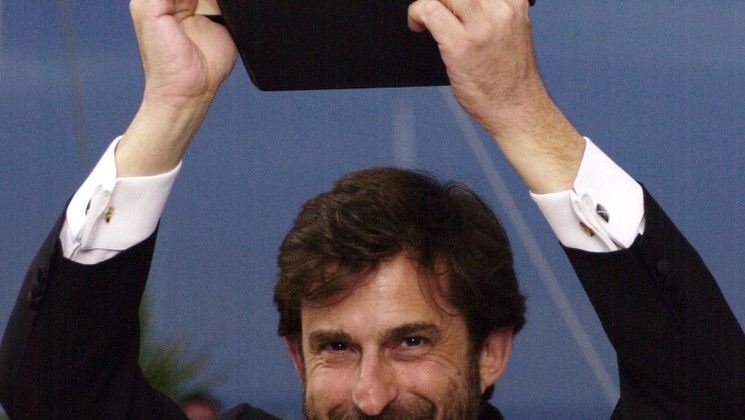 Nanni Moretti, Palme d'or - La Stanza del Figlio (La Chambre du Fils) © Tony Barson Archive / Getty Images