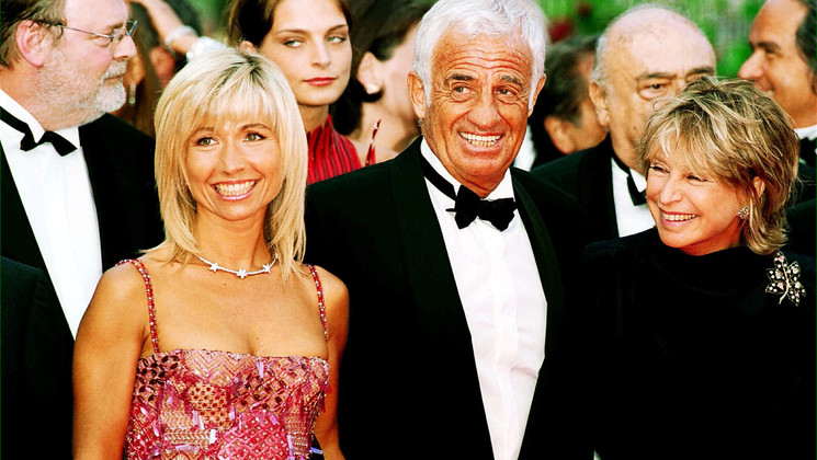 Natty, Jean-Paul Belmondo, Danièle Thomson - Tribute to Gérard Oury © Jean Baptiste Lacroix / Getty Images