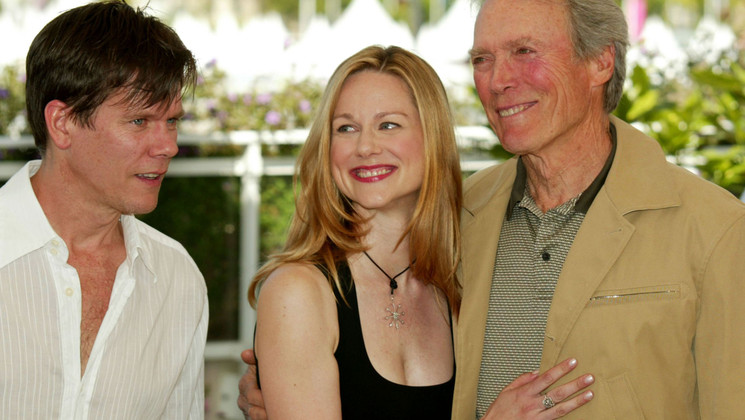 Kevin Bacon, Laura Linney et Clint Eastwood - Mystic River © Evan Agostini/Getty Images