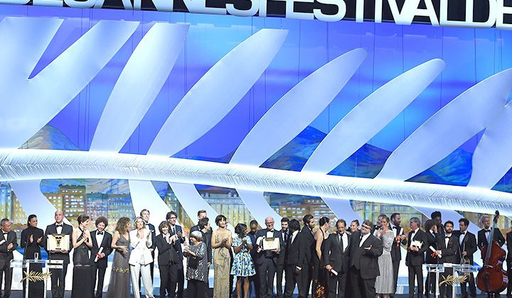 Jury et lauréats © AFP / AC. Poujoulat
