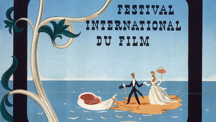 Affiche du Festival de Cannes 1946 © Leblanc
