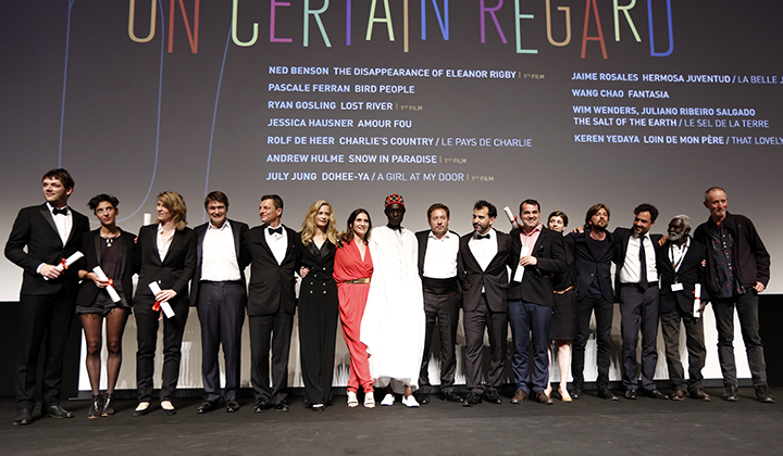 Les lauréats et les membres du Jury Un Certain Regard © FDC / C. Duchene
