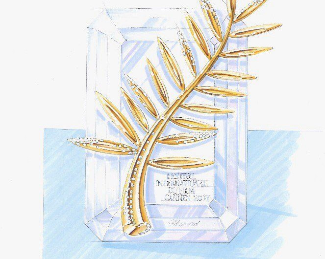 Drawing of the Palme d'Or for the 70th Festival de Cannes © Chopard