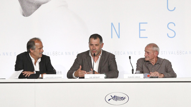 Luc Jacquet & Claude Lorius - Press conference - La Glace et le Ciel © FDC / Théophile Delange