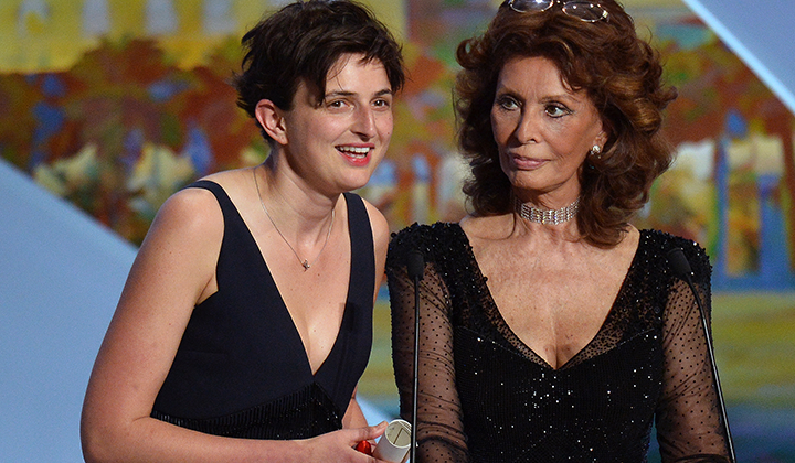 Alice Rohrwacher et Sophia Loren © AFP / A. Pizzoli