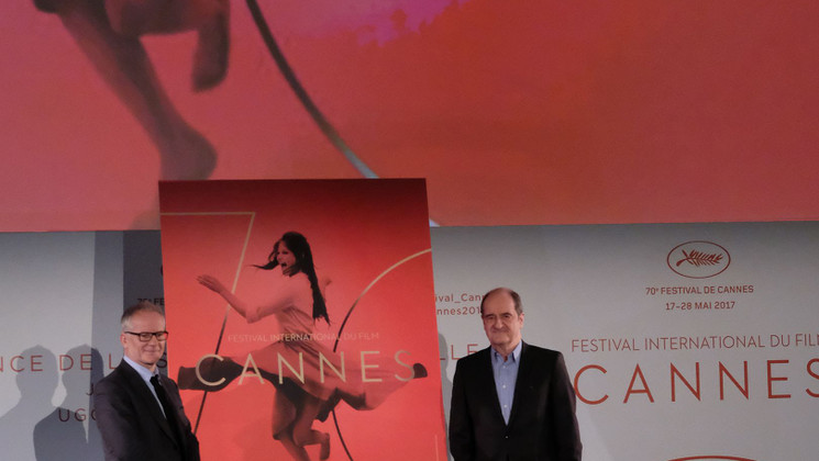 Thierry Frémaux and Pierre Lescure - 2017 Press Conference © Olivier Vigerie / FDC