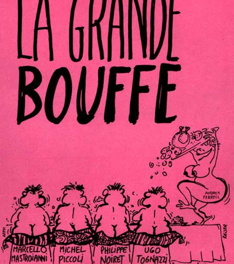 La Grande bouffe, Marco Ferreri - International Critic's Prize by the F.I.P.R.E.S.C.I. Ex-aequo,  Festival de Cannes 1973 © RR