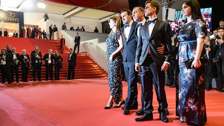 Team of the film - Jupiter's Moon © Anne-Christine Poujoulat / AFP