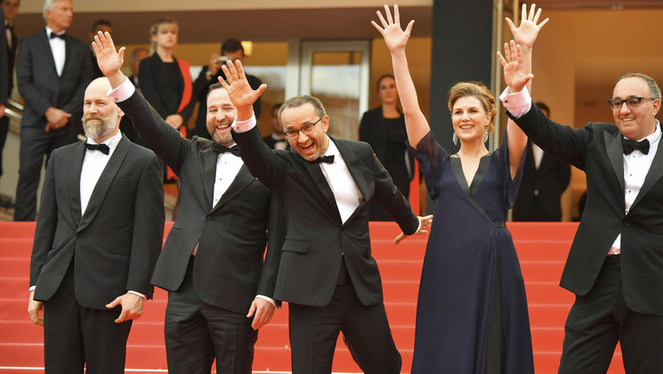 Team of the film - Nelyubov (Loveless) © Loic Venance / AFP