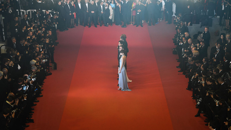 Équipe du film - Le Redoutable © Antonin Thuillier / AFP