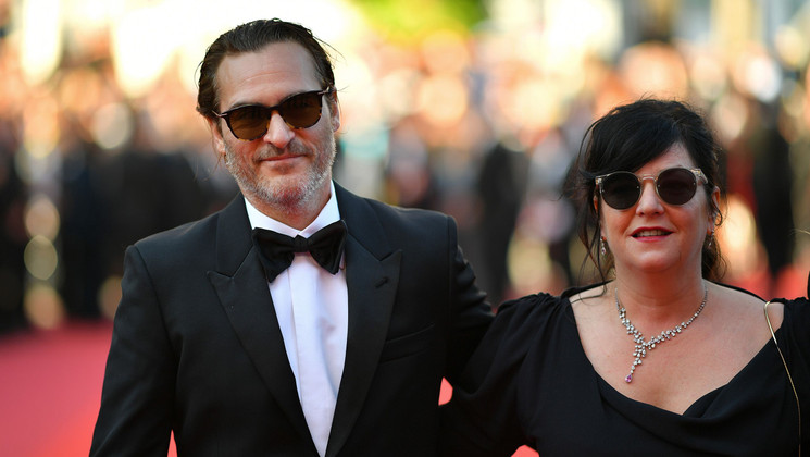 Joaquin Phoenix et Lynne Ramsay - Cérémonie de clôture © Loic Venance / AFP
