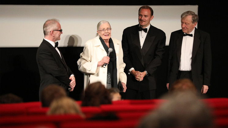 Thierry Frémaux, Vanessa Redgrave, Carlo Nero et Alf Bubs - Sea Sorrow (Douleur de la mer) © Christophe Bouillon / FDC