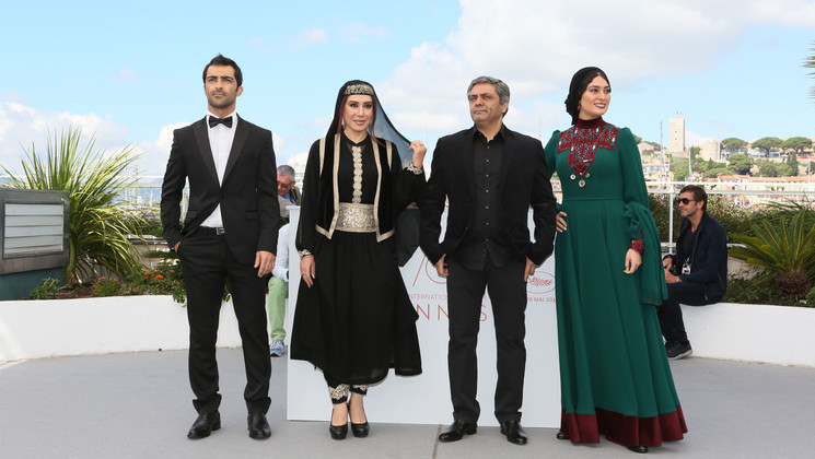 Reza Akhlaghirad, Nasim Adabi,  Mohammad Rasoulof et Soudabeh Beizaee - Lerd (A Man of Integrity) © Christophe Bouillon / FDC