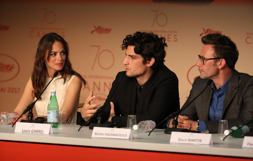 Bérénice Béjo, Louis Garrel et Michel Hazanavicius - Le Redoutable © Christophe Bouillon / FDC
