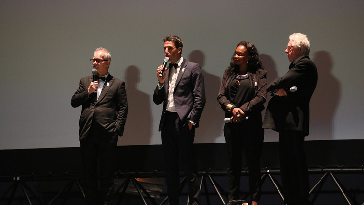 Thierry Frémaux, Tony Estanguet, Laura Flessel et Hugh Hudson - Chariots of Fire (Les Chariots de Feu) © Christophe Bouillon / FDC