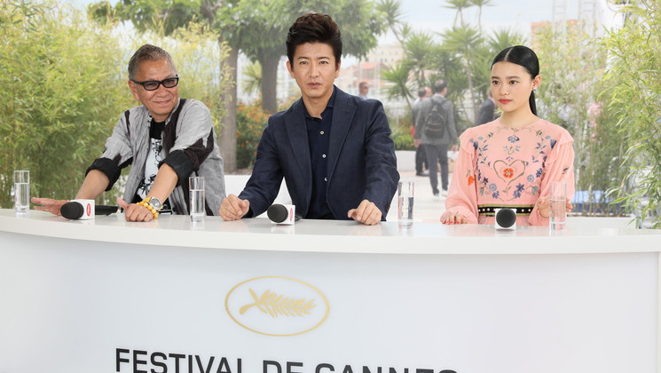 Takashi Miike, Takuya Kimura et Hana Sugisaki - Mugen no Jūnin (‎Blade of the Immortal) © François Silvestre de Sacy / FDC