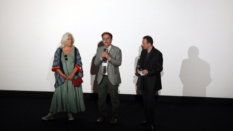 Enrica Fico Antonioni, Gianluca Farinelli and Gérald Duchaussoy  - Blow Up © François Silvestre de Sacy / FDC