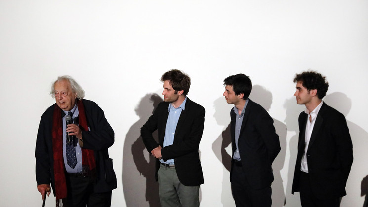 Jean Douchet, Vincent Haasser, Guillaume Namur et Fabien Hagège - L’enfant agité (Restless Child) © François Silvestre de Sacy / FDC
