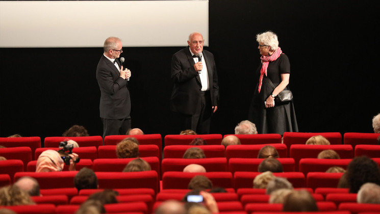 Thierry Frémaux, Raymond Depardon and Claudine Nougaret - 12 jours © François Silvestre de Sacy / FDC