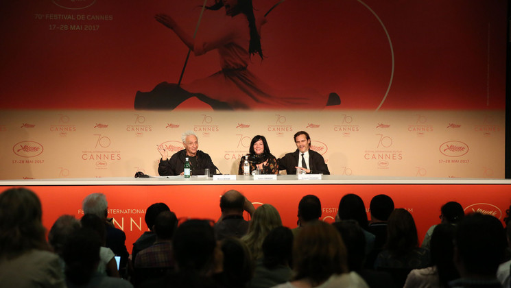 Henri Béhar, Lynne Ramsay et Joaquin Phoenix - You Were Never Really Here © François Silvestre de Sacy / FDC