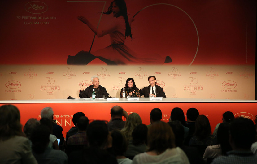 Henri Béhar, Lynne Ramsay et Joaquin Phoenix - You Were Never Really Here © François Silvestre de Sacy / FDC