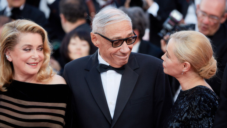 Catherine Deneuve, André Téchiné and Emmanuelle Béart © Epsilon / Getty Images