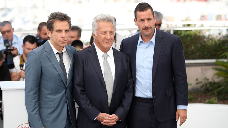 Ben Stiller, Dustin Hoffman et Adam Sandler - The Meyerowitz Stories (New and Selected) © Mike Marsland / Getty Images