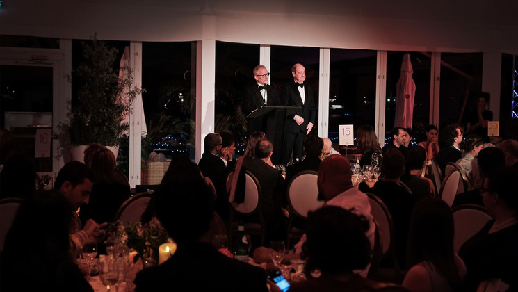 Thierry Frémaux and Pierre Lescure - Dinner for the Festival's Directors © Mathilde Petit / FDC