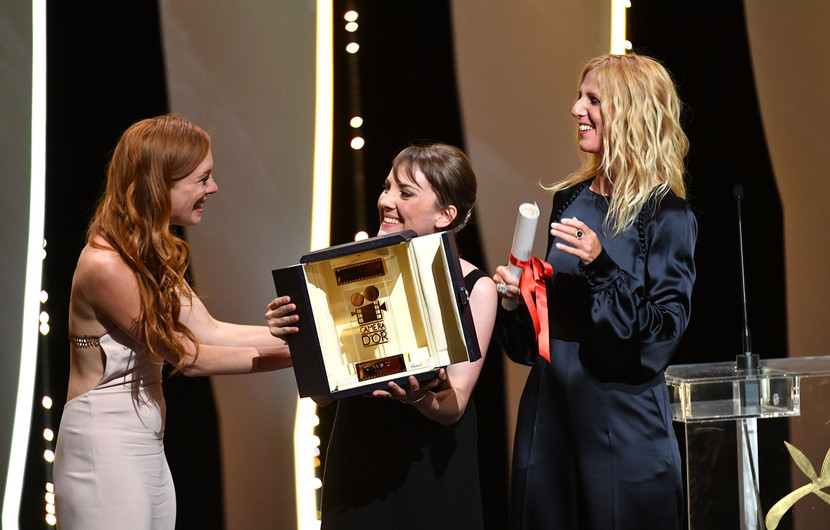 Leonor Serraille, Caméra d’or - Jeune Femme - Laetitia Dosch et Sandrine Kiberlain © Alberto Pizzoli / AFP