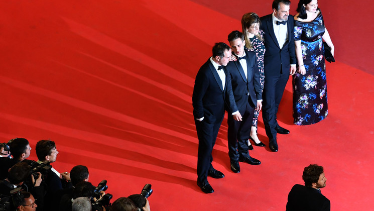 Equipe du film - Jupiter's Moon (La Lune de Jupiter) © Loic Venance / AFP