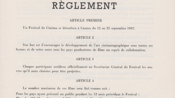 1947 Rules and regulations © FDC