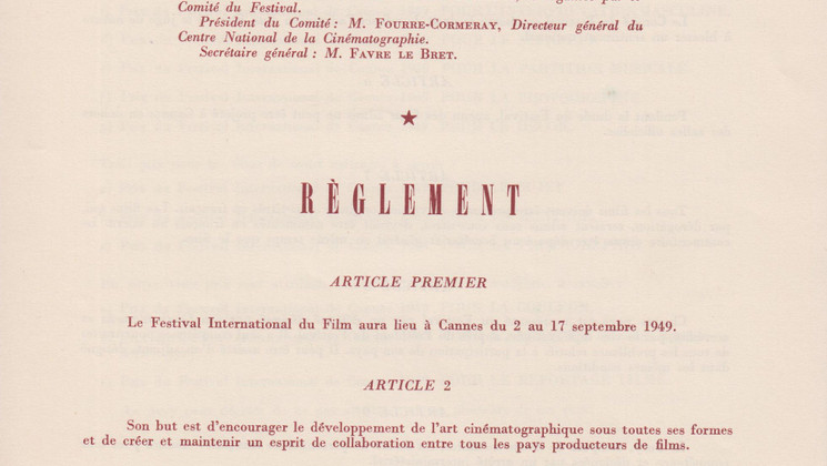 1949 Rules and regulations © FDC