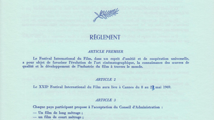1969 Rules and regulations © FDC